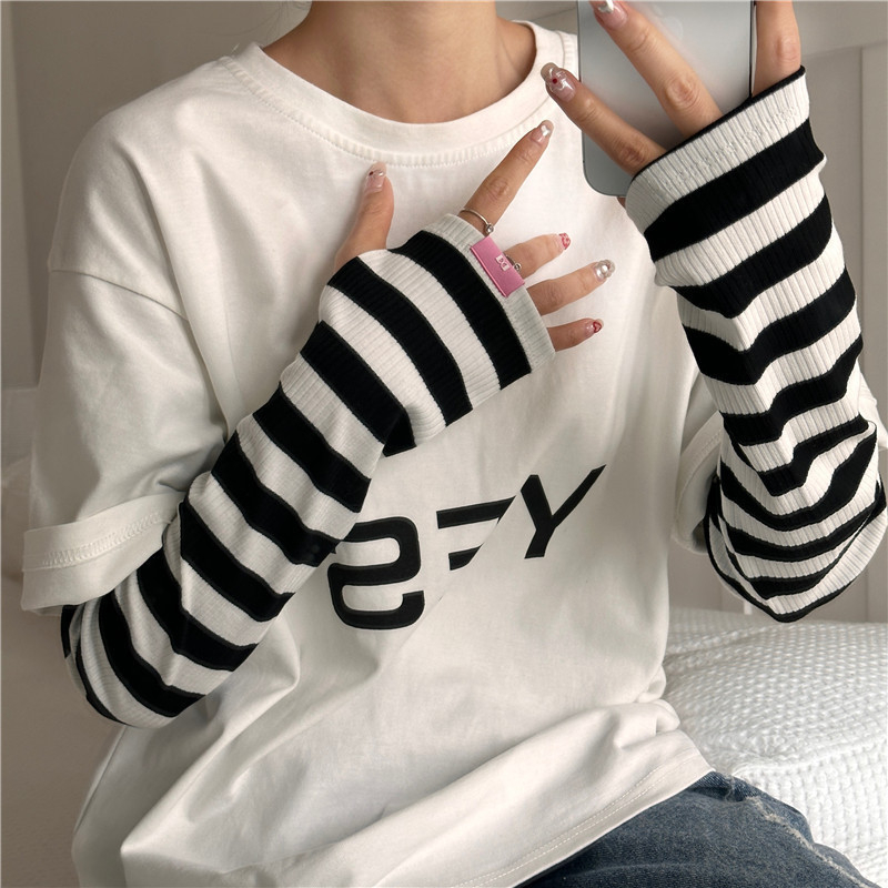 Mėlynos apsaugos nuo saulės rankovės, laisvos, vasarinės, vairavimo ir dviračių sportui skirtos, dryžuotos, nuo UV spindulių apsaugančios, dryžuotos, ledo rankovės, 2023 m., naujas stilius.