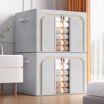 Drabužių laikymo dėžės apdailos dėžutė Didelės talpos pūkinė striukė Speciali buitinių drabužių maišymo dėžė Sulankstoma nauja antklodė