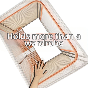 Drabužių laikymo dėžės apdailos dėžutė Didelės talpos pūkinė striukė Speciali buitinių drabužių maišymo dėžė Sulankstoma nauja antklodė