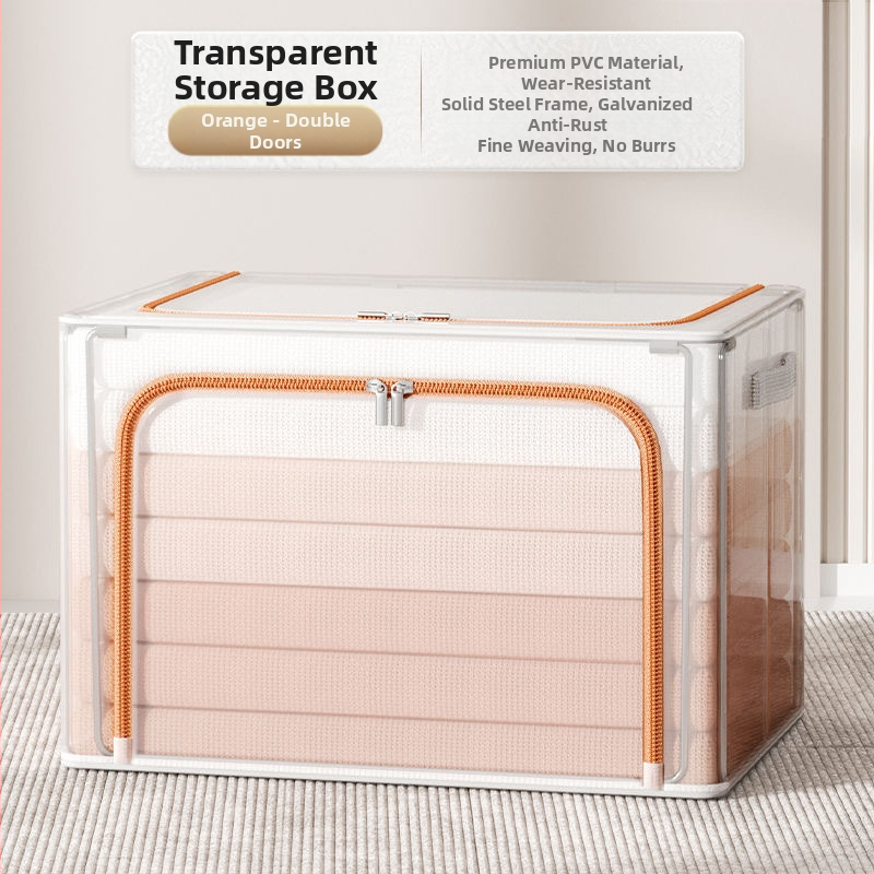 Drabužių laikymo dėžės apdailos dėžutė Didelės talpos pūkinė striukė Speciali buitinių drabužių maišymo dėžė Sulankstoma nauja antklodė