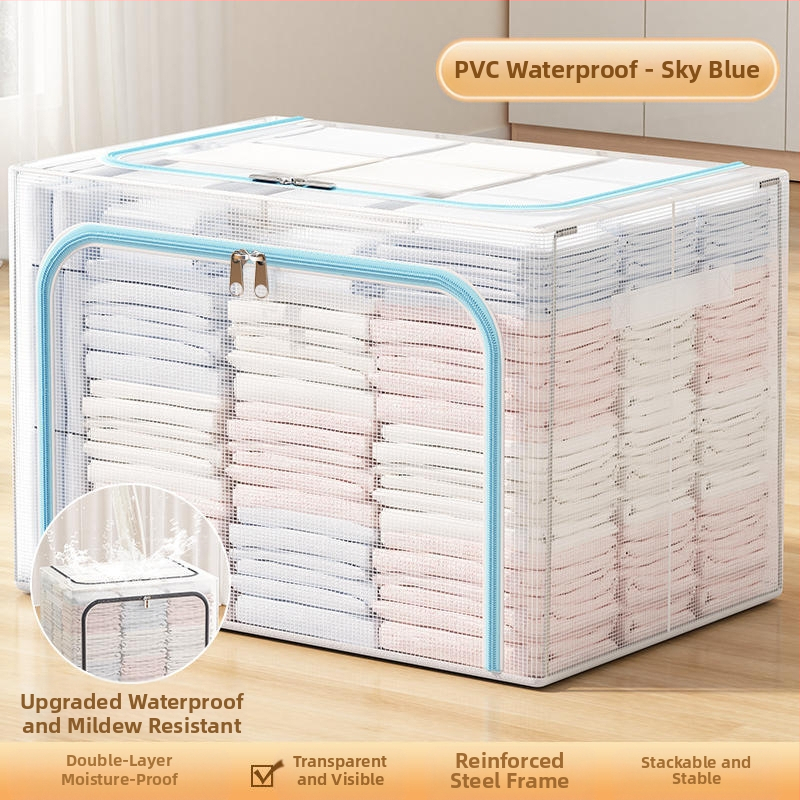 Drabužių laikymo dėžės apdailos dėžutė Didelės talpos pūkinė striukė Speciali buitinių drabužių maišymo dėžė Sulankstoma nauja antklodė