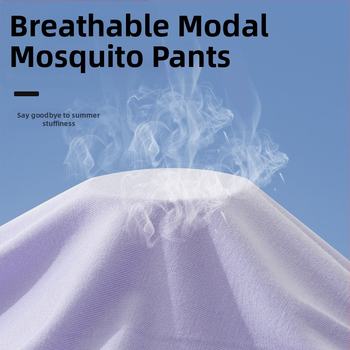 Παιδικό καλοκαιρινό αντικουνουπικό παντελόνι, ελαφρύ παντελόνι για κορίτσια, μονόχρωμο μοντάλ παντελόνι πιτζάμας για αγόρια, άνοιξη και καλοκαίρι