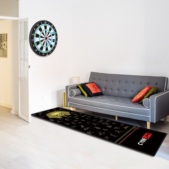CyeeLife noolemängu vaipkattega noolemängu rada pehme ja kõva sihtmärgiga kettamäng 65 * 295cm