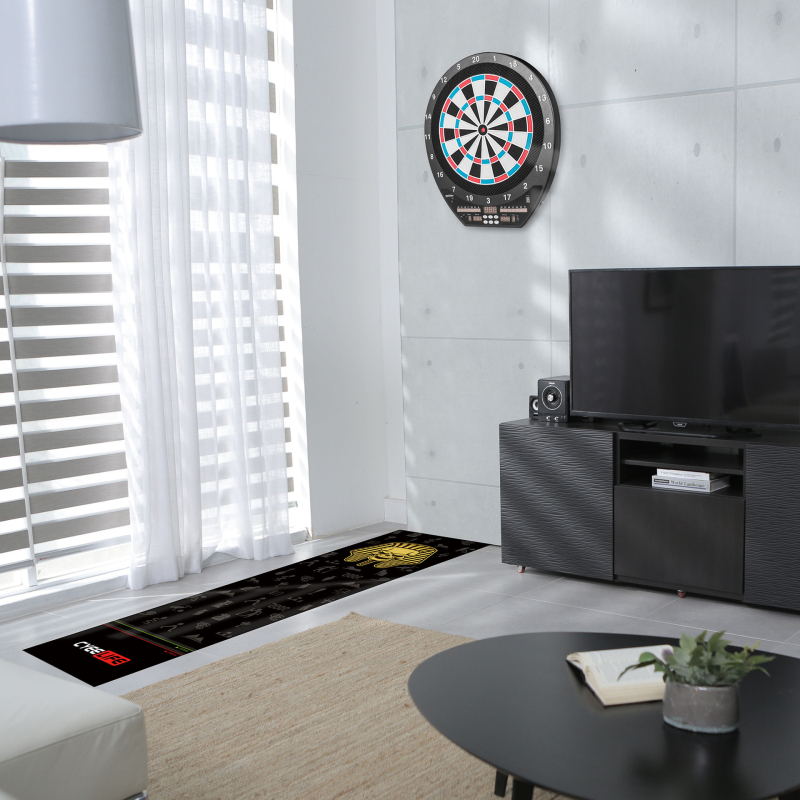 „CyeeLife“ smiginio kiliminė trasa, minkštas ir kietas taikinių žaidimas su disko formos kamuoliuku, 65 * 295 cm