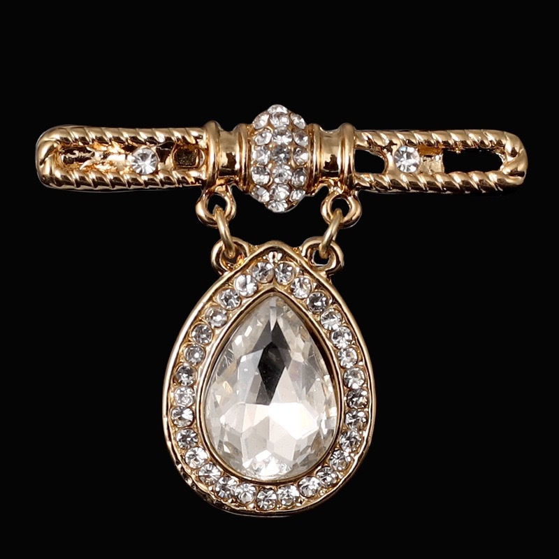 Meeste isikupärastatud veepiisa stiilis prossiga mütsi aksessuaarid, sobivad meeste trendikad ja lahedad moeprossi aksessuaarid