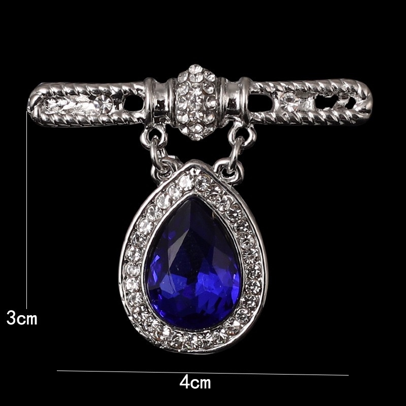 Meeste isikupärastatud veepiisa stiilis prossiga mütsi aksessuaarid, sobivad meeste trendikad ja lahedad moeprossi aksessuaarid