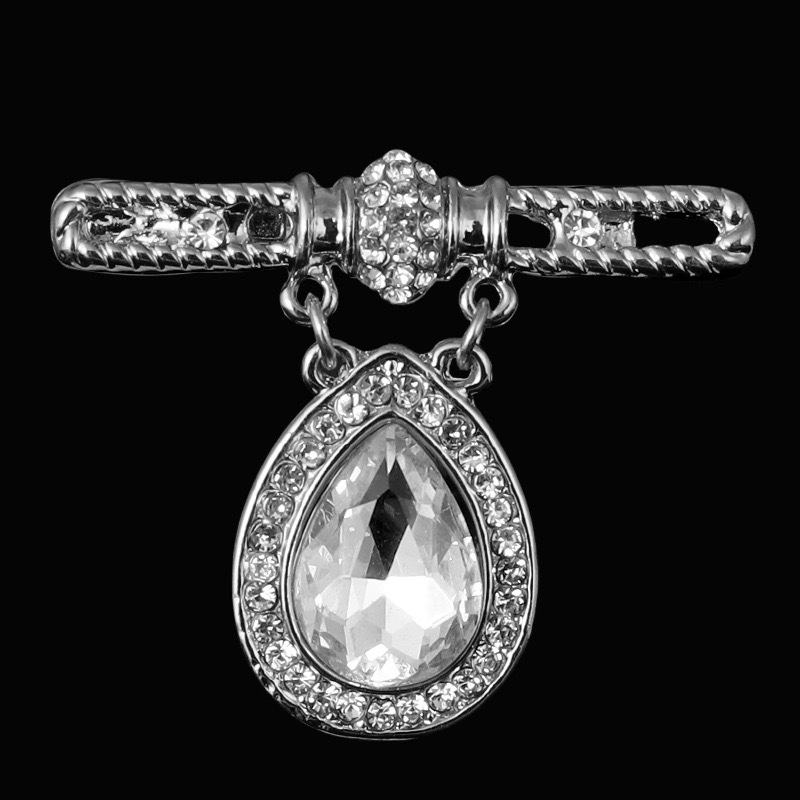 Meeste isikupärastatud veepiisa stiilis prossiga mütsi aksessuaarid, sobivad meeste trendikad ja lahedad moeprossi aksessuaarid