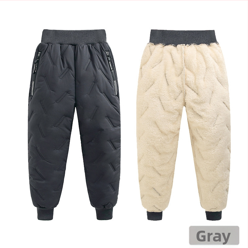 Laste puuvillased püksid fliisvoodriga, paksendatud poiste soojad püksid, laste püksid, sügis- ja talvepuuvillased püksid, beebipüksid