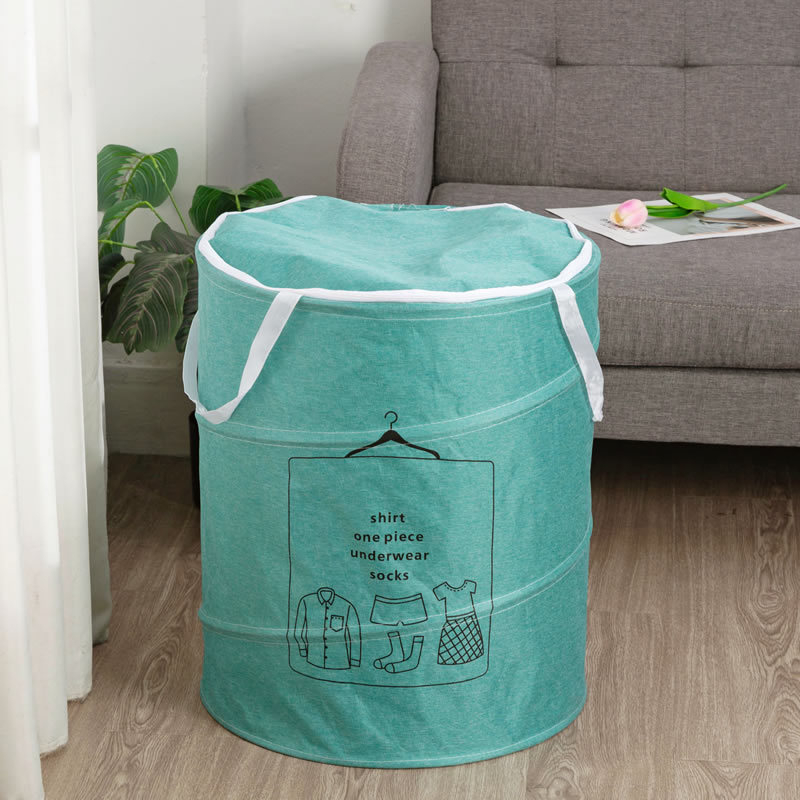 Suur silindriline kokkupandav määrdunud riiete korv majapidamisämber määrdunud riiete hoiukorv majapidamistarvete hulgimüük