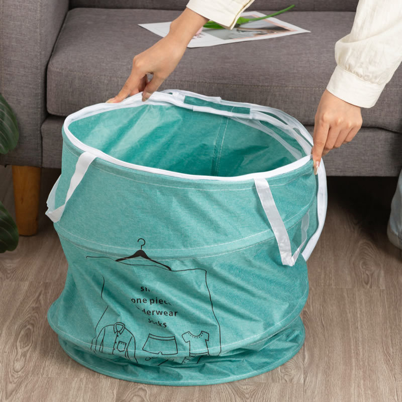 Suur silindriline kokkupandav määrdunud riiete korv majapidamisämber määrdunud riiete hoiukorv majapidamistarvete hulgimüük