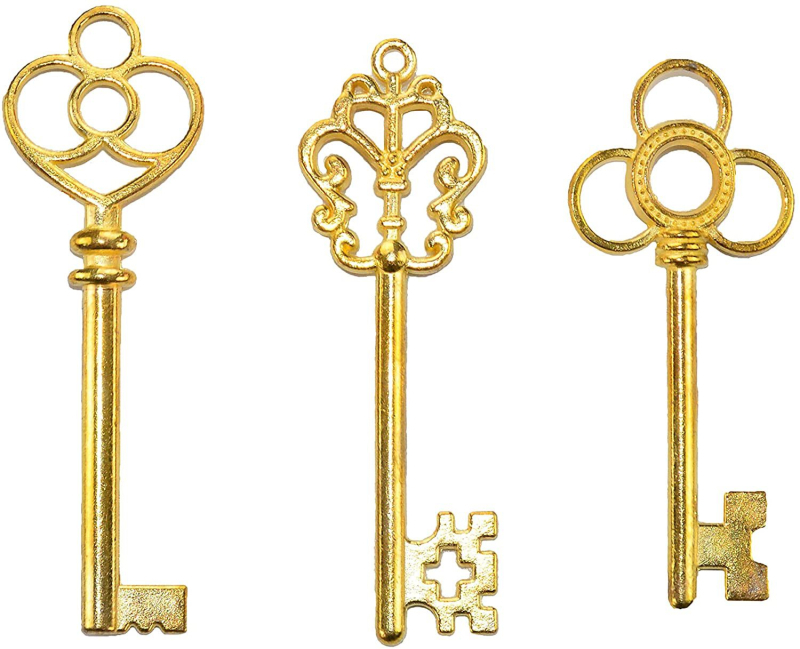 Tehase retro 3 iga 10 segatud klahvi DIY loominguline tsingisulamist pronksist märkmiku ripats hulgimüük