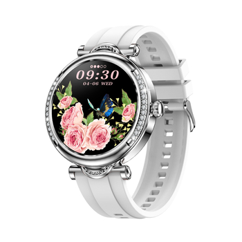 Novi CF32 pametni sat za žene 1,27-inčni Bluetooth poziv fiziološki ciklus povezivanje jednim klikom