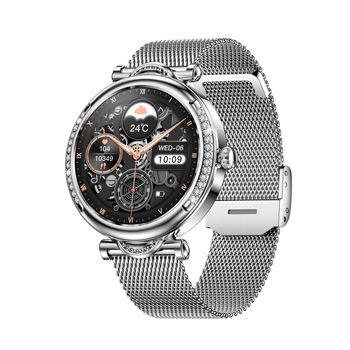 Novi CF32 pametni sat za žene 1,27-inčni Bluetooth poziv fiziološki ciklus povezivanje jednim klikom