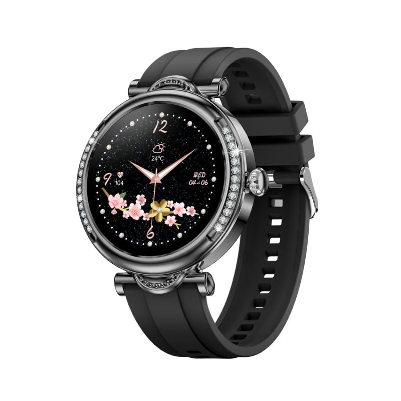 Noul ceas inteligent CF32 pentru femei, cu Bluetooth de 1,27 inch, cu funcție de apelare a ciclului fiziologic și conexiune cu un singur clic