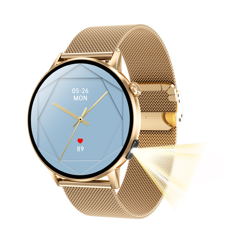 Naujas mados moteriškas išmanusis laikrodis „G34“ su širdies ritmu, kraujospūdžiu, deguonimi ir „Bluetooth“ skambučių laikrodžiu, daugiafunkcis modelis.