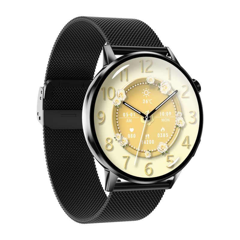 Naujas mados moteriškas išmanusis laikrodis „G34“ su širdies ritmu, kraujospūdžiu, deguonimi ir „Bluetooth“ skambučių laikrodžiu, daugiafunkcis modelis.