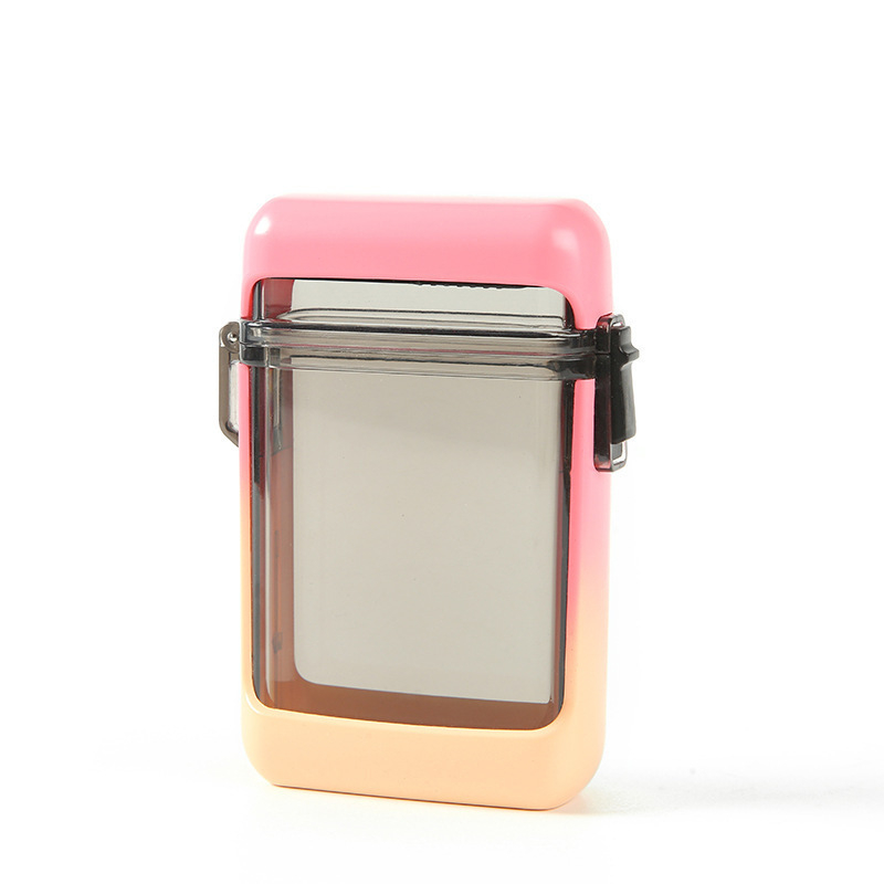 Isikupärastatud kaelapaelaga läbipaistev plastist sigaretiümbriste komplekt 20 pakki paksendatud suletud veekindel niiskuskindel välistingimustes kasutatav sigaretiümbris