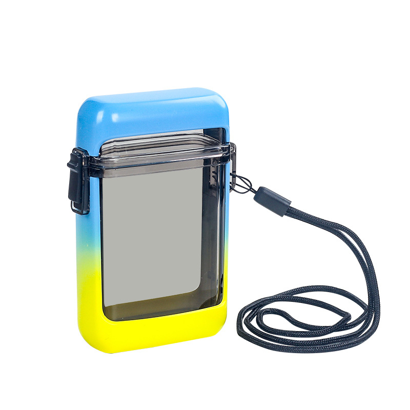 Paksendatud veekindel läbipaistev sigaretiümbris 20 pakki suletud sigaretikaitseümbrist meestele mõeldud õues kasutatav loominguline isikupärastatud kaasaskantav sigaretiümbris