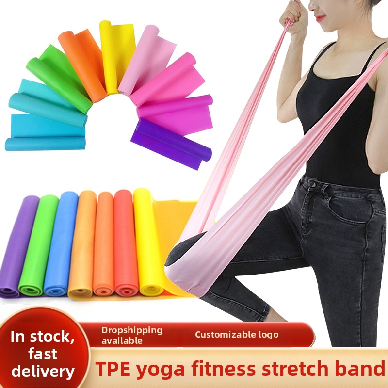 Jooga elastne bänd tõmberiba spordile vastupidavusriba puusa fitness venitustreening venitusriba TPE tõmberiba