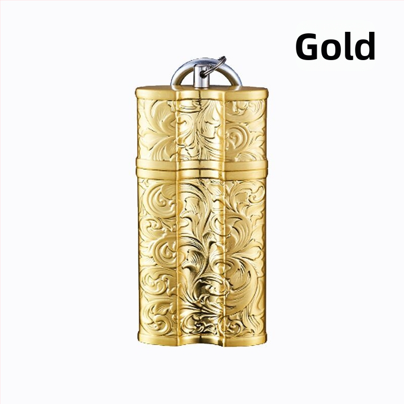 Pārrobežu radoša pārnēsājama pelnutrauka ar metāla sprādzi, pārnēsājama automašīnas āra pelnutrauka glabāšanai āra cigāru pelnutrauks