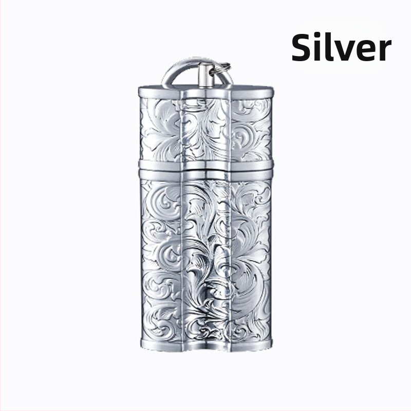 Pārrobežu radoša pārnēsājama pelnutrauka ar metāla sprādzi, pārnēsājama automašīnas āra pelnutrauka glabāšanai āra cigāru pelnutrauks