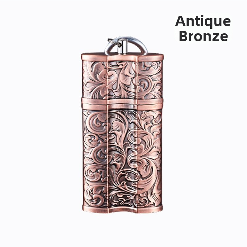 Pārrobežu radoša pārnēsājama pelnutrauka ar metāla sprādzi, pārnēsājama automašīnas āra pelnutrauka glabāšanai āra cigāru pelnutrauks