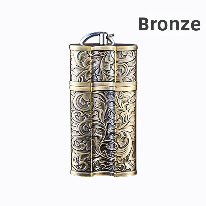 Pārrobežu radoša pārnēsājama pelnutrauka ar metāla sprādzi, pārnēsājama automašīnas āra pelnutrauka glabāšanai āra cigāru pelnutrauks