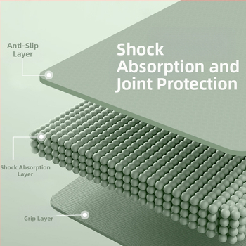 Joogamatt naistele, lööke neelav, helikindel, vaikne, libisemiskindel põrandamatt, kodune paksenemine, professionaalne spordijooga fitness