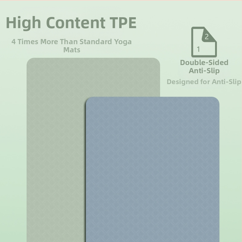 Joogamatt naistele, lööke neelav, helikindel, vaikne, libisemiskindel põrandamatt, kodune paksenemine, professionaalne spordijooga fitness