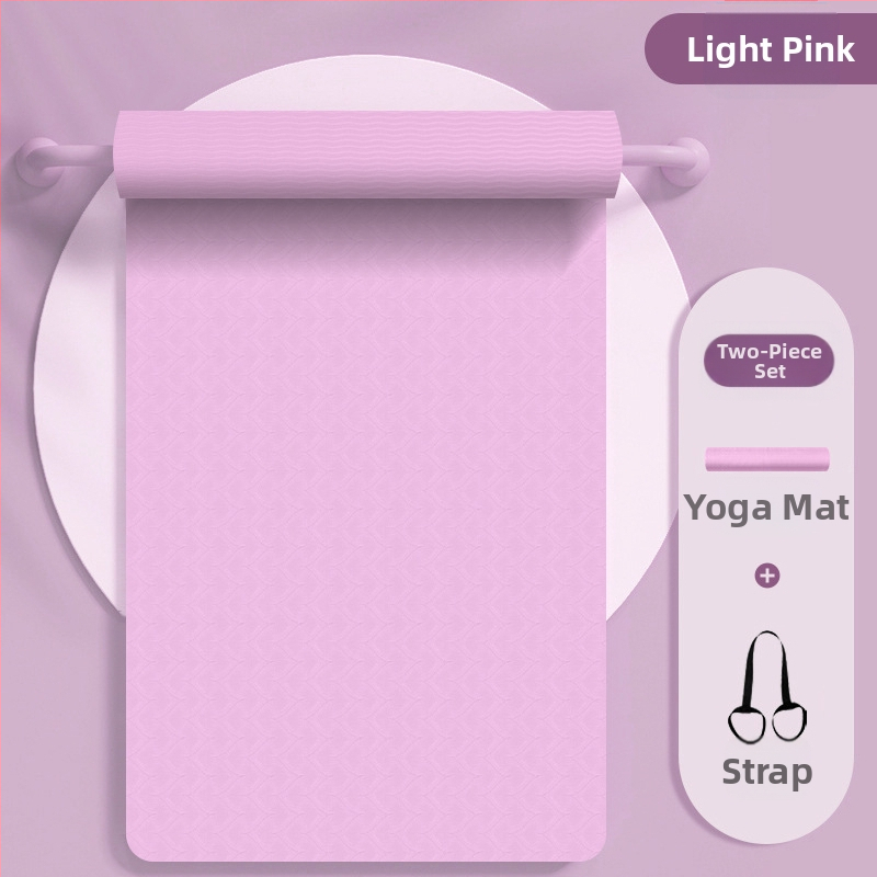 Joogamatt naistele, lööke neelav, helikindel, vaikne, libisemiskindel põrandamatt, kodune paksenemine, professionaalne spordijooga fitness