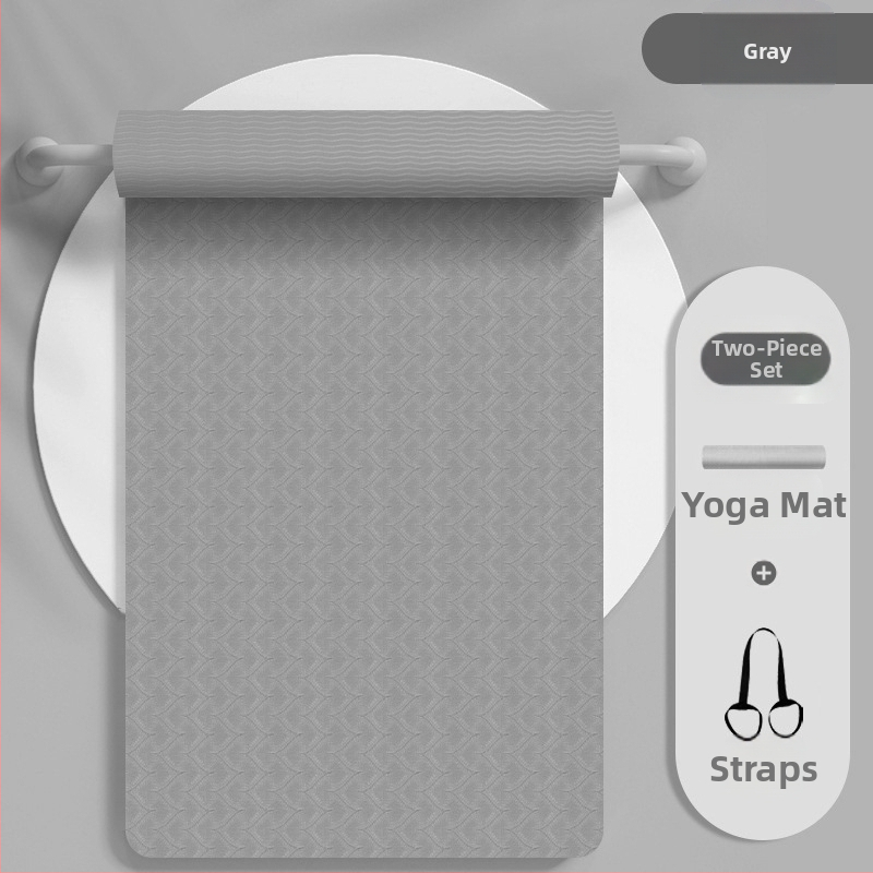 Joogamatt naistele, lööke neelav, helikindel, vaikne, libisemiskindel põrandamatt, kodune paksenemine, professionaalne spordijooga fitness