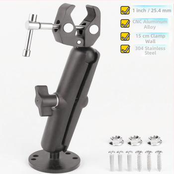 Határokon átnyúló 1 hüvelykes gömbfejű tengeri rögzített csónakmotor-stabilizátor, motorcsónak-propeller, fúrókonzol-kamera