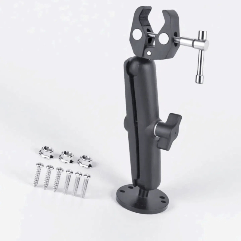 Pārrobežu 1 collas lodveida galvas jūras fiksēts velcēšanas motora stabilizators ātrlaivas propellers urbšanas kronšteins kamera