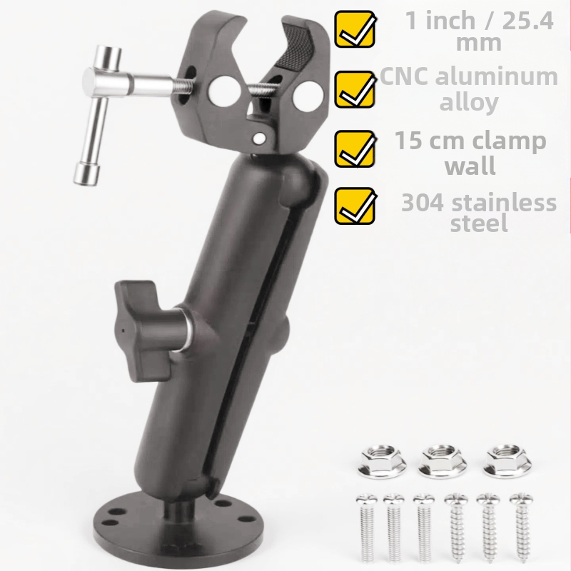 Pārrobežu 1 collas lodveida galvas jūras fiksēts velcēšanas motora stabilizators ātrlaivas propellers urbšanas kronšteins kamera