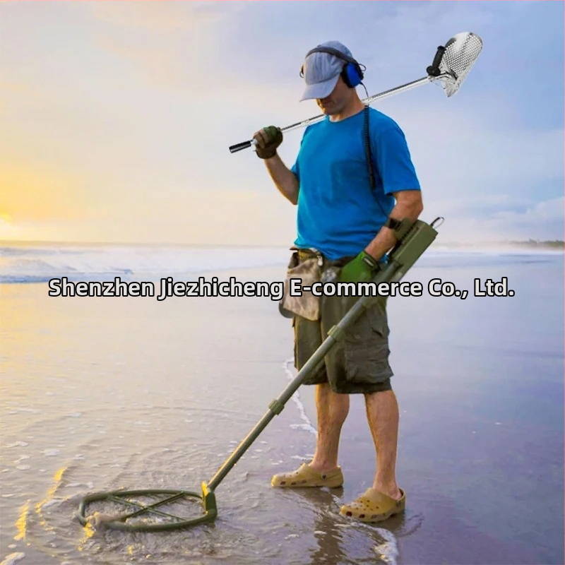 Металотърсач за плажен пясък, лъжичка за пясък, откриване на съкровища, неръждаема стомана 304 с дръжка, инструмент за търсене на злато