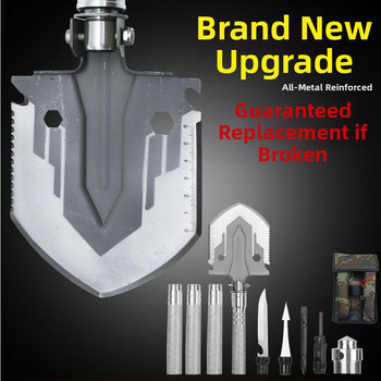 Χονδρικό φτυάρι μηχανικού πολυλειτουργικό φτυάρι εξωτερικού χώρου κάμπινγκ τοποθετημένο σε όχημα φορητό πτυσσόμενο φτυάρι αυτοάμυνας ψαρέματος χαλύβδινο φτυάρι τσάπα