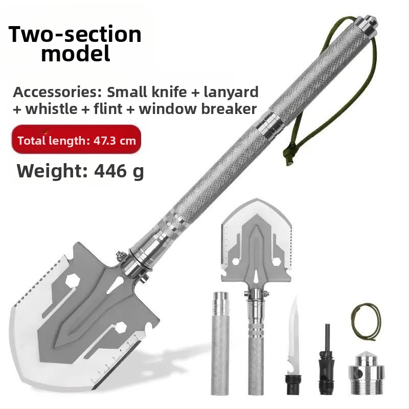 Χονδρικό φτυάρι μηχανικού πολυλειτουργικό φτυάρι εξωτερικού χώρου κάμπινγκ τοποθετημένο σε όχημα φορητό πτυσσόμενο φτυάρι αυτοάμυνας ψαρέματος χαλύβδινο φτυάρι τσάπα