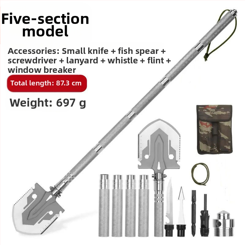 Χονδρικό φτυάρι μηχανικού πολυλειτουργικό φτυάρι εξωτερικού χώρου κάμπινγκ τοποθετημένο σε όχημα φορητό πτυσσόμενο φτυάρι αυτοάμυνας ψαρέματος χαλύβδινο φτυάρι τσάπα