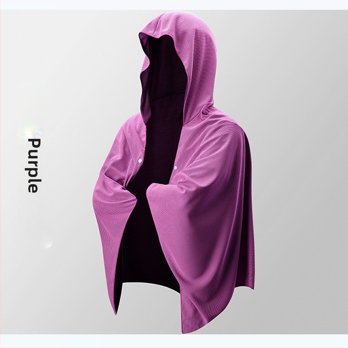 Didelio dydžio greitai džiūstantis sportinis pončas, apsaugantis nuo šalčio, pončas, vonios rankšluostis, greitai džiūstantis sugeriantis skėtis nuo saulės, skara su gobtuvu paplūdimio pončas