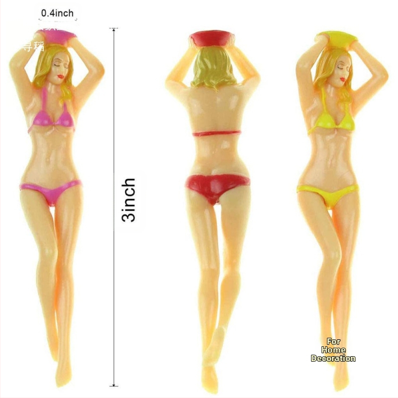 Голф тейк за красота, шипове за топки, шест цвята, налични, калъп за бикини, държач за топки, пластмасови аксесоари за тейк за голф