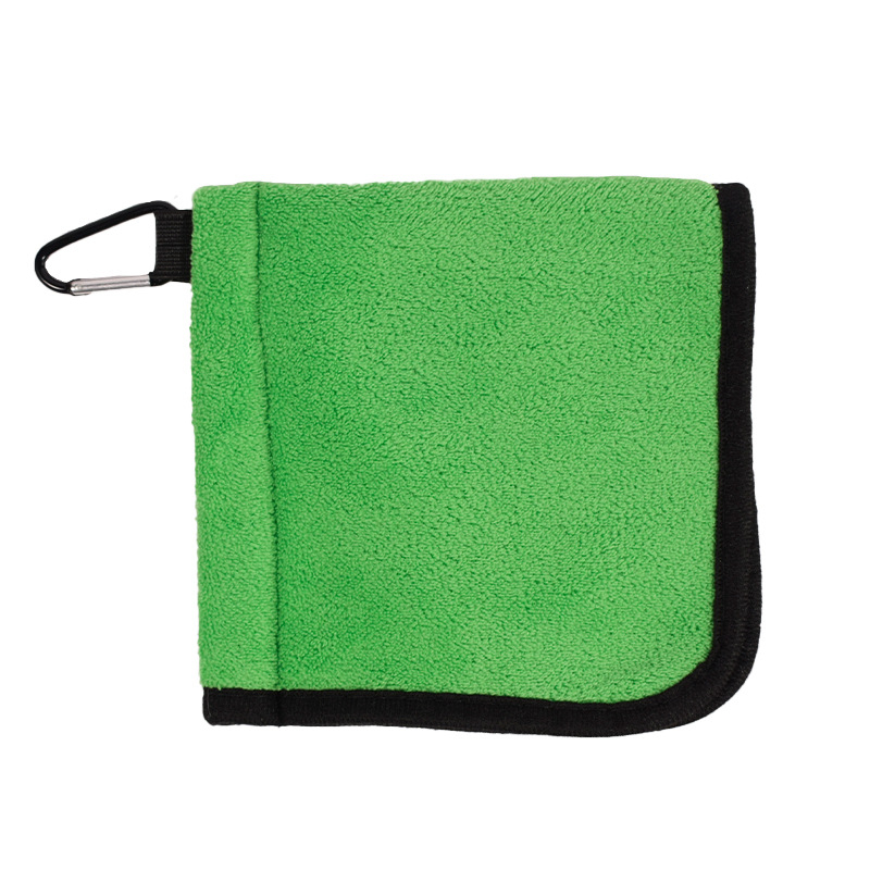 Golfipuhastusrätik kahekihiline pallirätik klubipuhastusriidest rätik konksuga, piiriülene, kuum müük