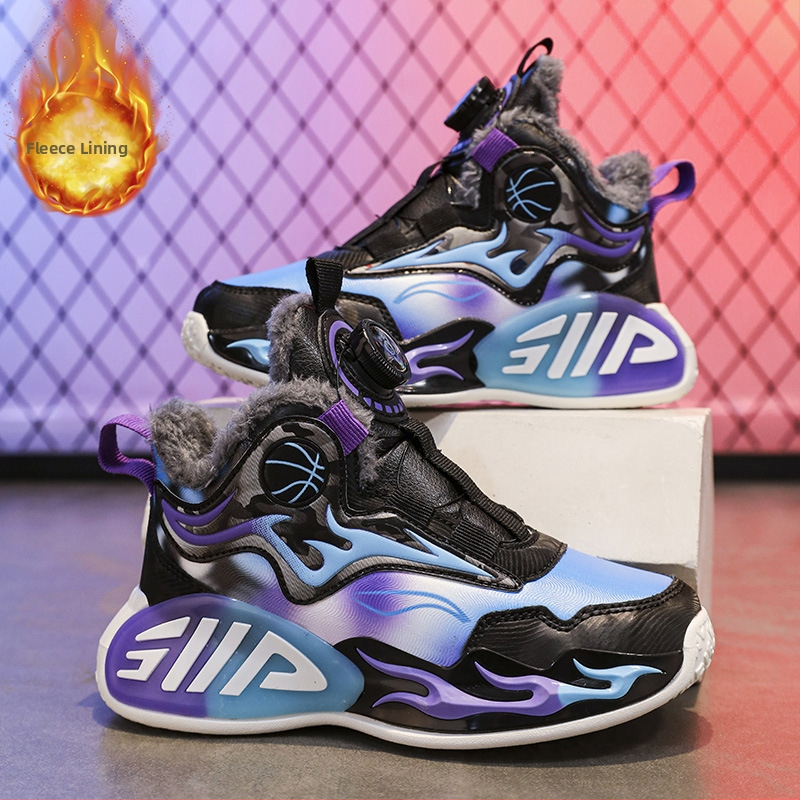 Tüdrukute 2025. aasta kevad- ja sügisjalatsid, uued laste korvpallijalatsid, keskmised ja suured laste sametist puuvillased kingad, poiste jooksujalatsid