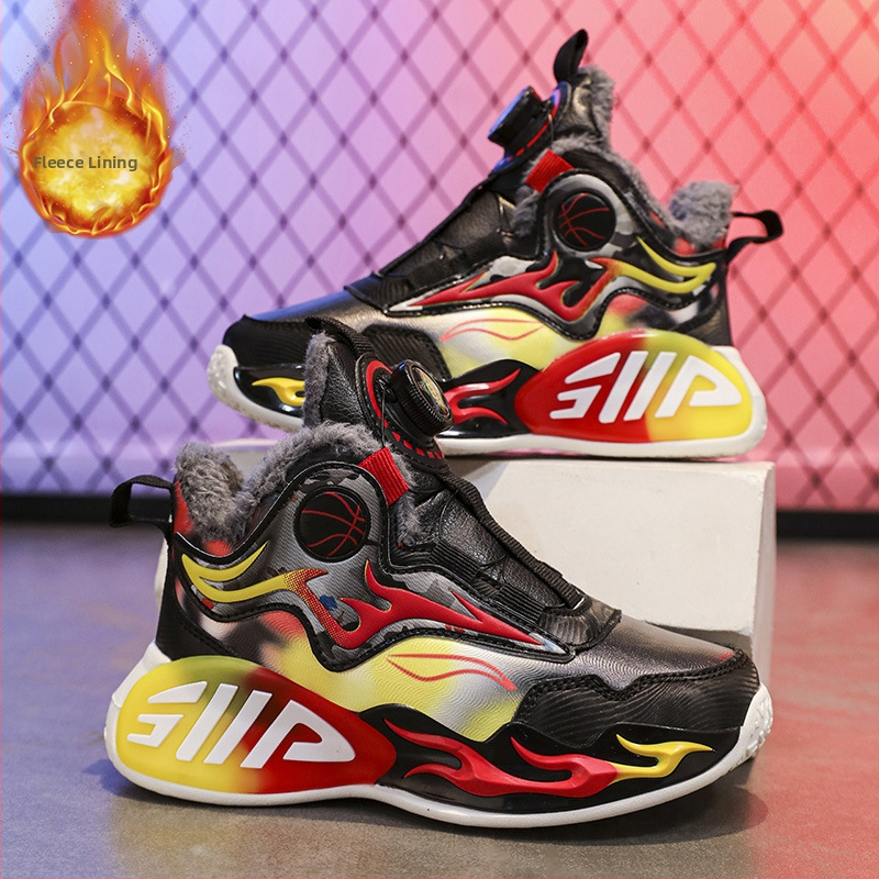 Tüdrukute 2025. aasta kevad- ja sügisjalatsid, uued laste korvpallijalatsid, keskmised ja suured laste sametist puuvillased kingad, poiste jooksujalatsid