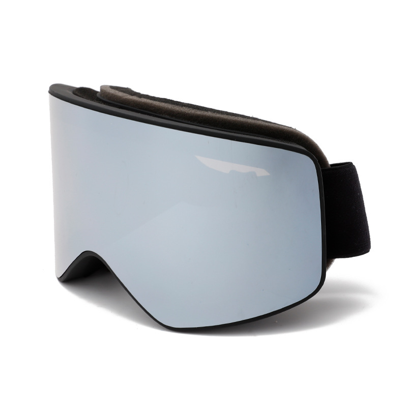 Suaugusiųjų cilindriniai tikros plėvelės HD didelio matymo lauko dvigubo sluoksnio anti-rūko sniego akiniai sniego laipiojimo skardinės kortelės trumparegystės apsauga slidinėjimo akiniai
