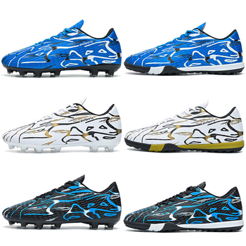 CrossBorder alacsony szárú focicipők TF Broken Spikes műfüves Ag szöges bőr focicipők férfiaknak, nőknek, gyerekeknek, tinédzsereknek és diákoknak edzőcipők