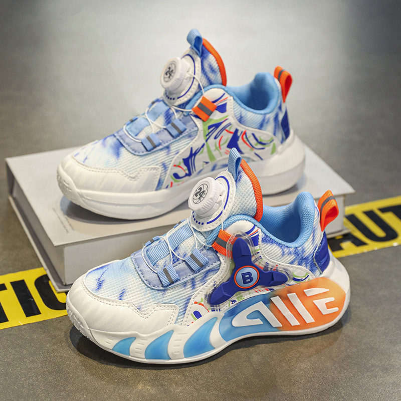 Tüdrukute jalanõud kevad ja suvi 2025 uued tüdrukute võrgust hingavad jooksutossud laste libisemiskindlad kulumiskindlad korvpallijalatsid