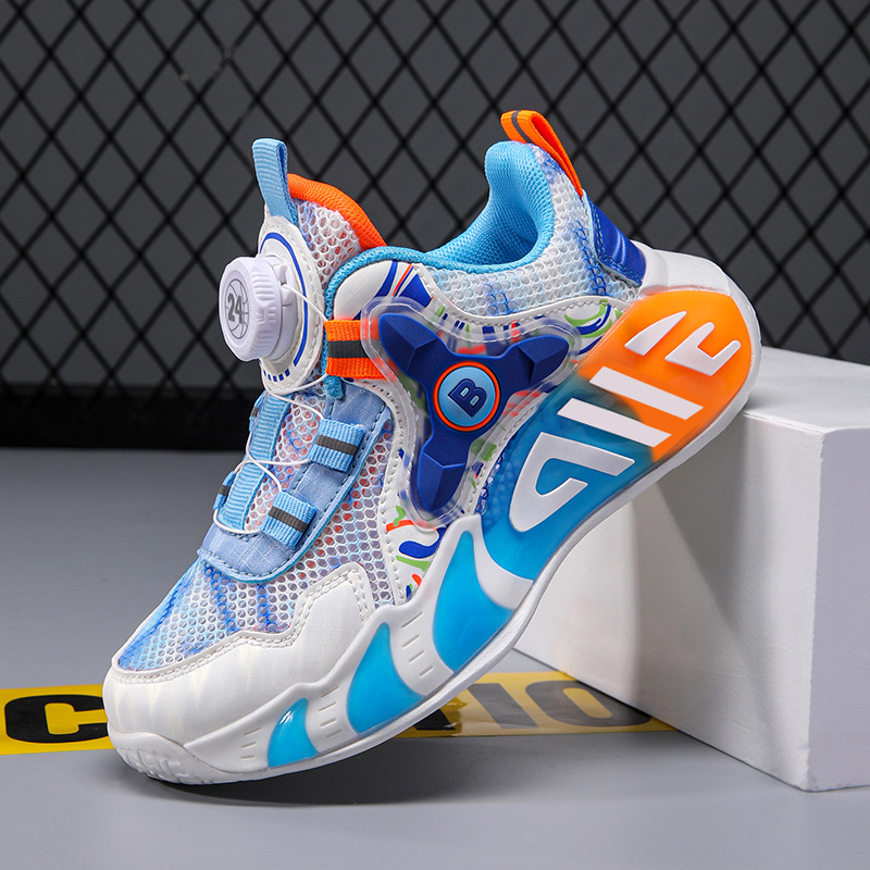 Tüdrukute jalanõud kevad ja suvi 2025 uued tüdrukute võrgust hingavad jooksutossud laste libisemiskindlad kulumiskindlad korvpallijalatsid