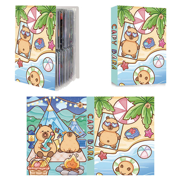 Албум за карти Kapibala Four Palace, PP корица, 3-инчов албум за съхранение, преследващ звезди, малка картичка Polaroid, стил Ins