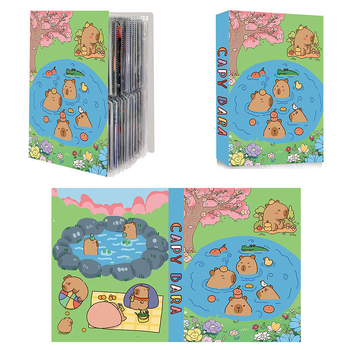 Албум за карти Kapibala Four Palace, PP корица, 3-инчов албум за съхранение, преследващ звезди, малка картичка Polaroid, стил Ins