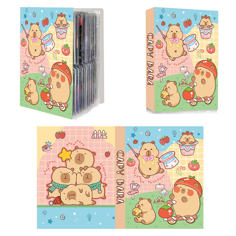 Албум за карти Kapibala Four Palace, PP корица, 3-инчов албум за съхранение, преследващ звезди, малка картичка Polaroid, стил Ins